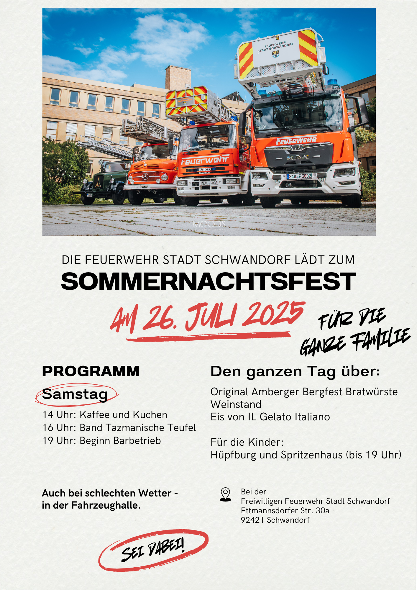 Flyer fr Feuerwehrfest im Grunge Stil in Beige Rot Schwarz 20250612 152247 0000